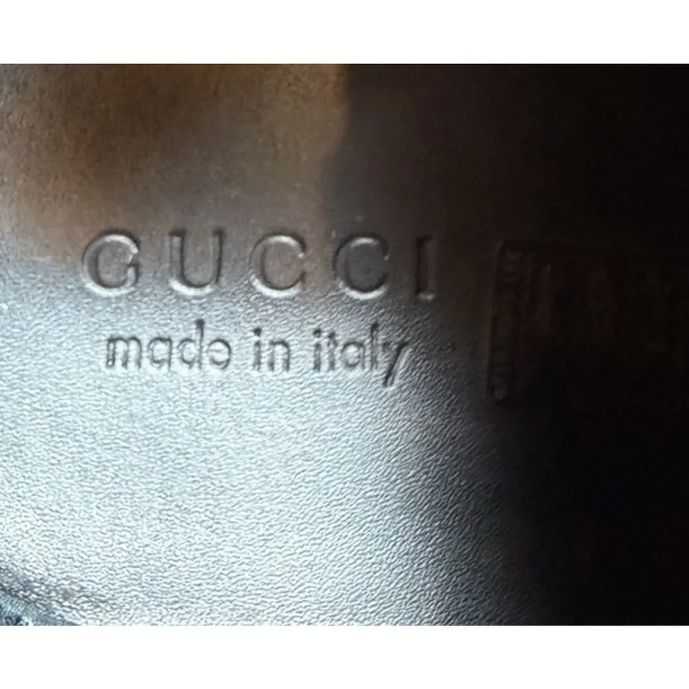 size 11.5US - Gucci Double Screener GG Black Red Chunky Sneakers❤️ RETAIL $900